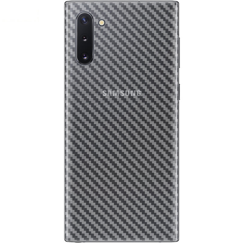 IMAK Carbon Fiber Texture Soft PVC Back Protector til Samsung Galaxy Note 10 IMAK Carbon Fiber Texture Soft PVC Back Protector til Samsung Galaxy Note 10